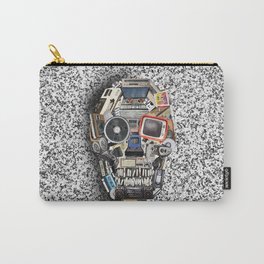 retro tech skull 5 Carry-All Pouch