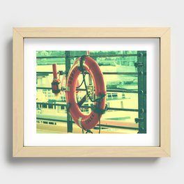 I'd rather drown (my troubles) Recessed Framed Print