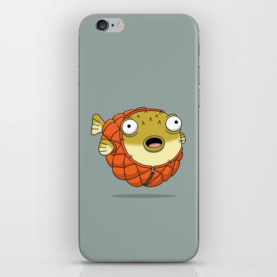 Puffer fish iPhone Skin