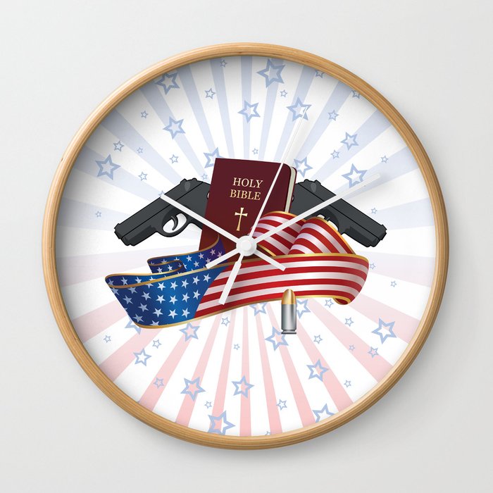 Independence Day Wall Clock