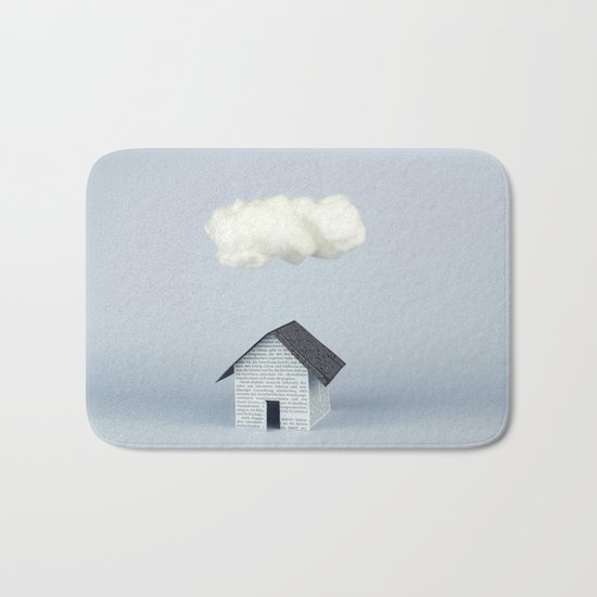 A cloud over the house Bath Mat