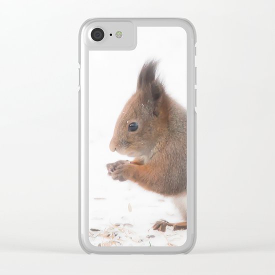 Lunch Pause Clear iPhone Case