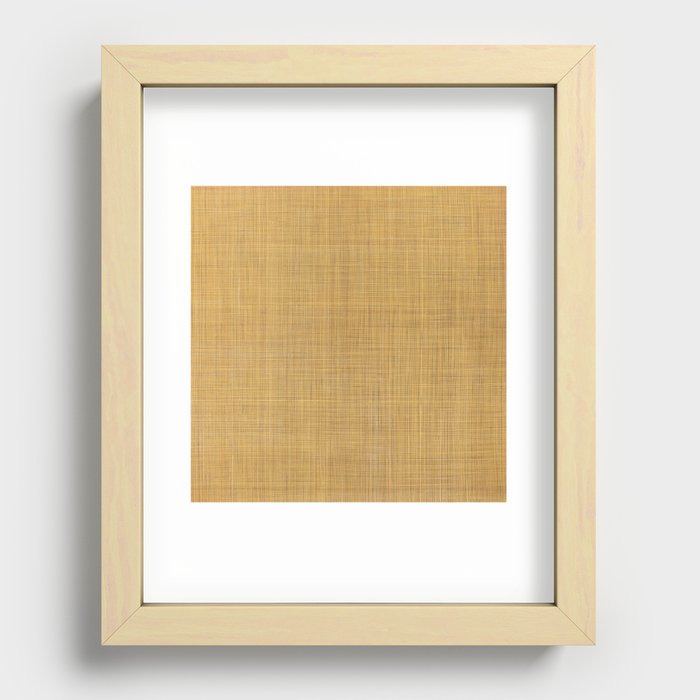 Wicker background Recessed Framed Print