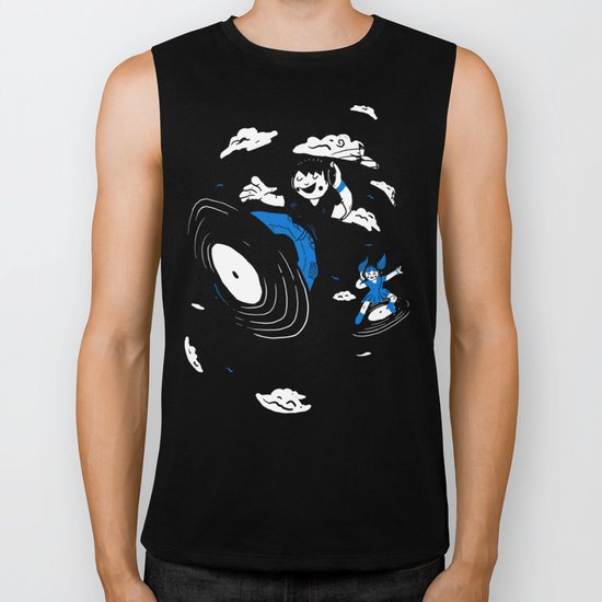 Surfing the Beats Biker Tank