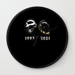 1993 - 2021 Daft Punk Wall Clock