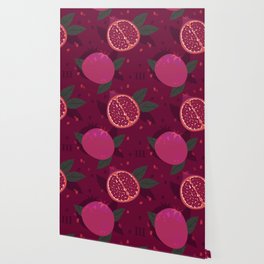 Pomegranate Print Wallpaper