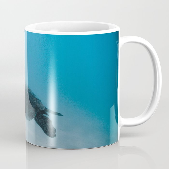Turtle In The Sea Coffee Mug