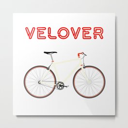 VeLover – Racer – June 12th – 200th Birthday of the Bicycle Metal Print