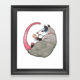 Summer Possum Framed Art Print