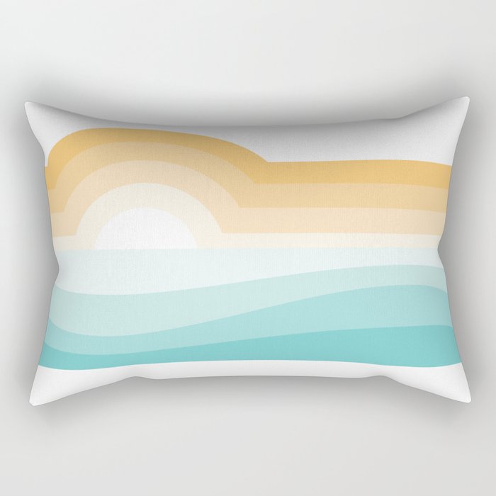 GeoBeach Rectangular Pillow