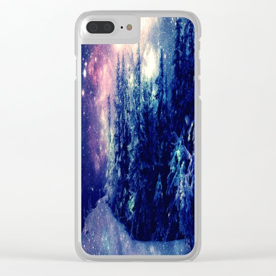 Galaxy Forest : Deep Pastels Clear iPhone Case