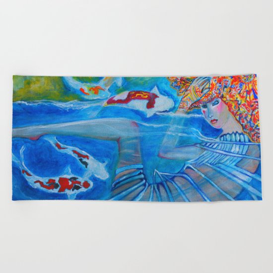 With Every Breath Beach Towel