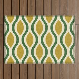 Colorful Ogee Pattern 723 Outdoor Rug