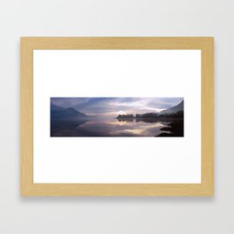 Morning Lake Framed Art Print