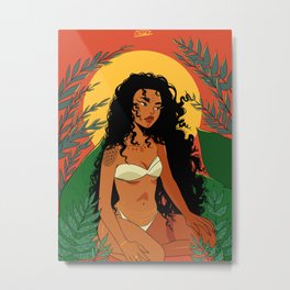 The Sun Goddess Metal Print
