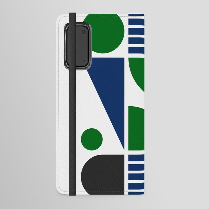 Classic geometric modern composition 9 Android Wallet Case