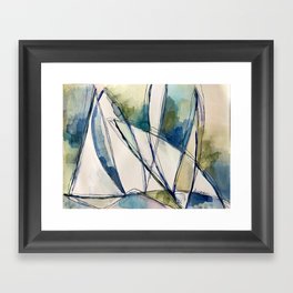 Sailing Through the Storm Framed Art Print