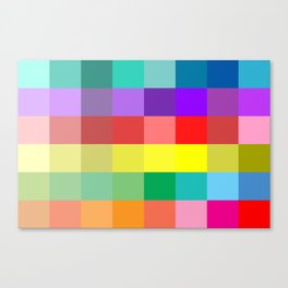 Colorful Squares Canvas Print