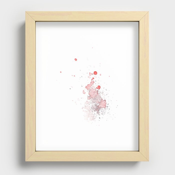 Amazing Couple Pattern Recessed Framed Print