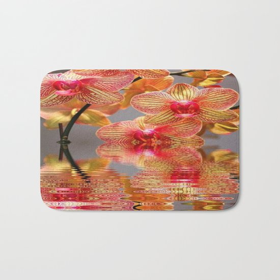 Orchid Reflections Bath Mat