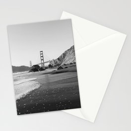 Black and White Golden Gate Bridge Stationery Cards