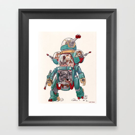 The Tactical Scout Walker Framed Art Print