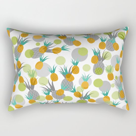 Pineapple Storm Rectangular Pillow