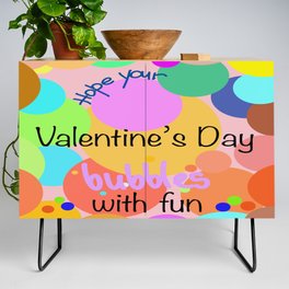 Hope Your Valentine's Day Bubbles With Fun Credenza