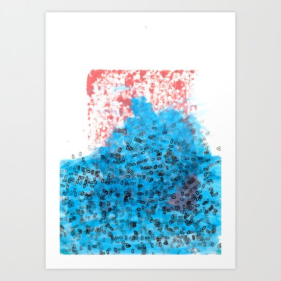 Drowning Art Print