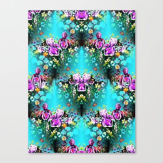 Abstract Garden Repeat Canvas Print