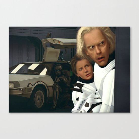 I Find Your Lack Of Jiggawatts Disturbing/Landscape Edition Canvas Print