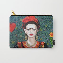 Frida - queen of hearts closer Carry-All Pouch
