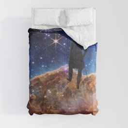 Wanderer above a Sea of Stars Comforter