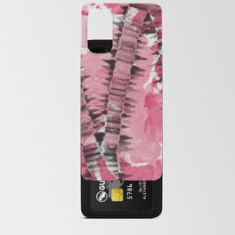 Pink Black Tie Dye Android Card Case