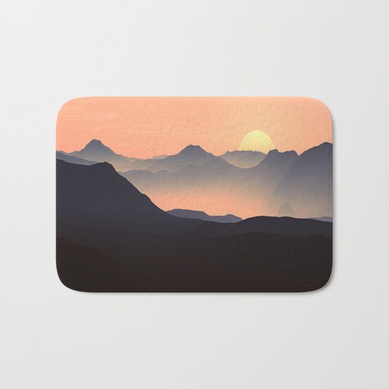 Mountains Bath Mat