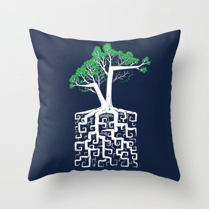 Square Root Throw Pillow