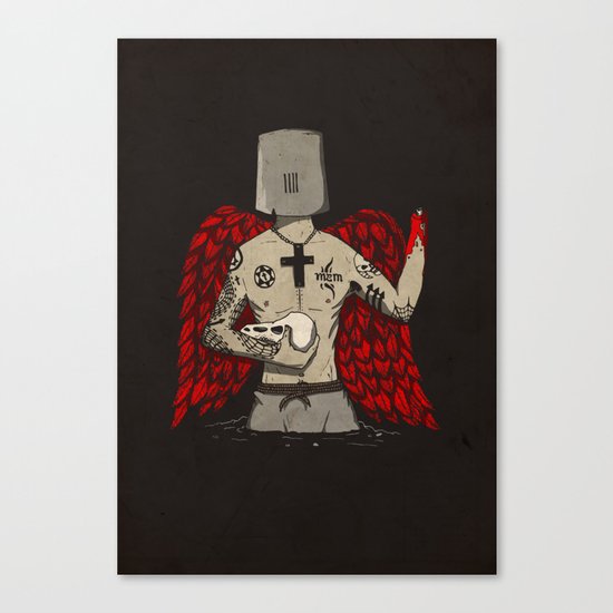 ANALOG zine wings Canvas Print