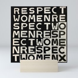respect women Mini Art Print