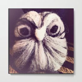 SmokePearl Owl - Wise Owl Collection Metal Print