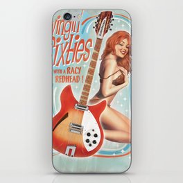 Guitar Girl 03 'Racy Redhead' iPhone Skin