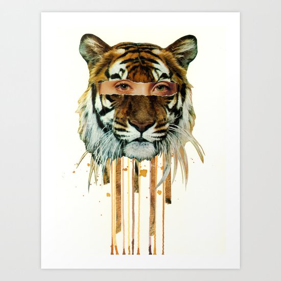Eye of the Tiger Art Print
