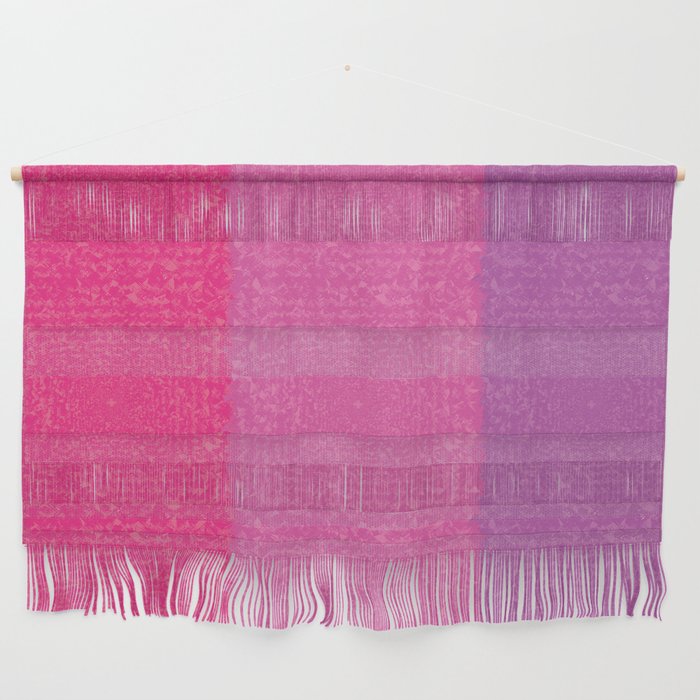 cute pink shades vertical strips Wall Hanging