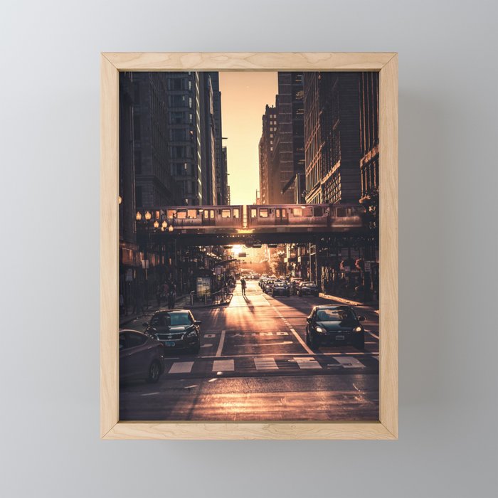 Chicago City Framed Mini Art Print
