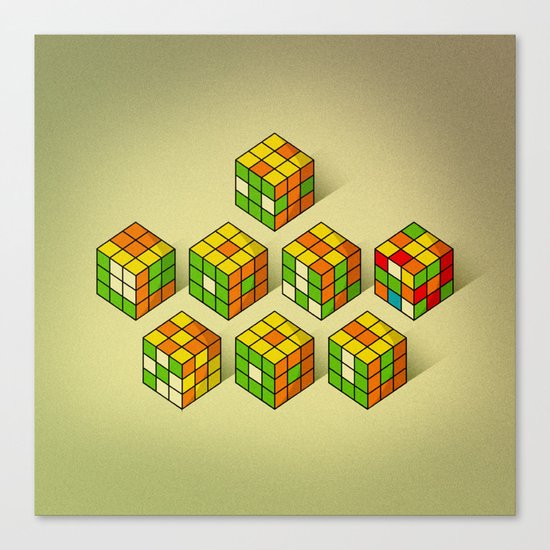 I lov? you Canvas Print