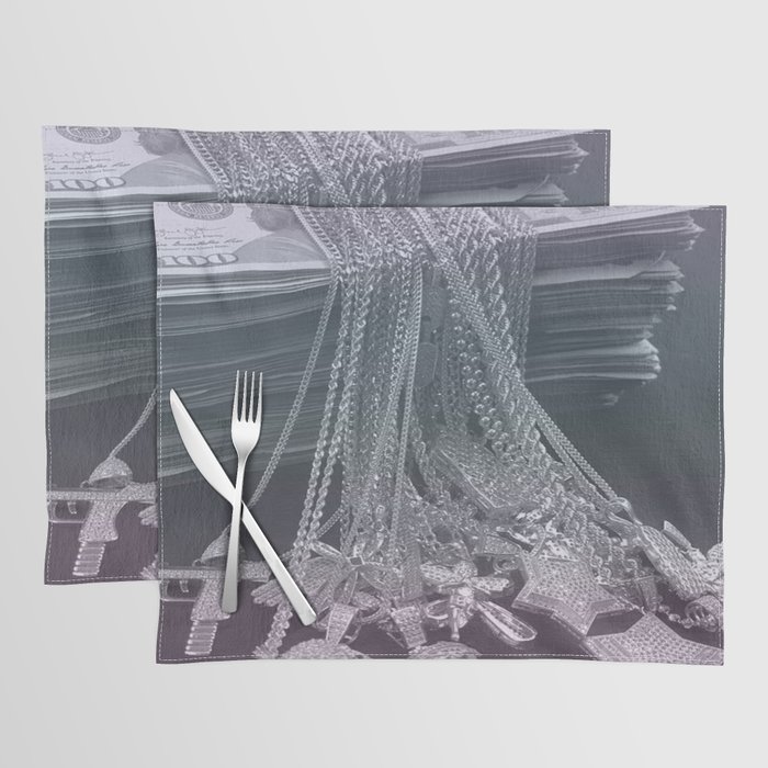 money and chains Placemat