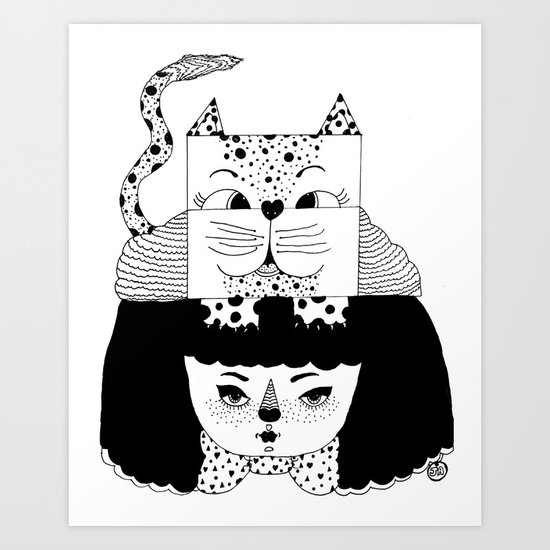 mew Art Print