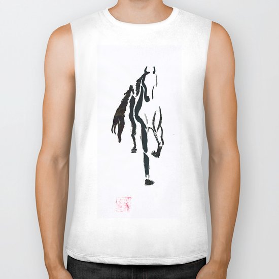 Horse Biker Tank