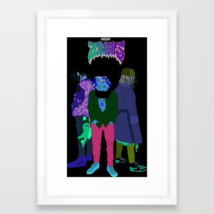 Flatbush Zombies "This is it" Original Design Framed Art Print by