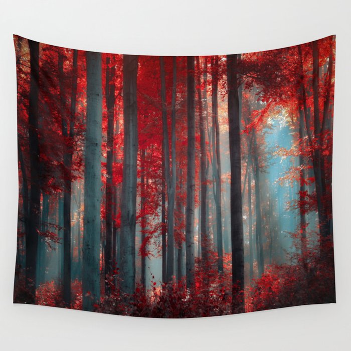 Magical trees Wall Tapestry
