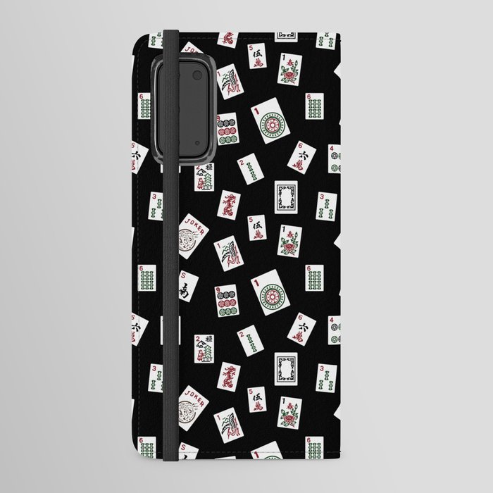 Black Mahjong Android Wallet Case